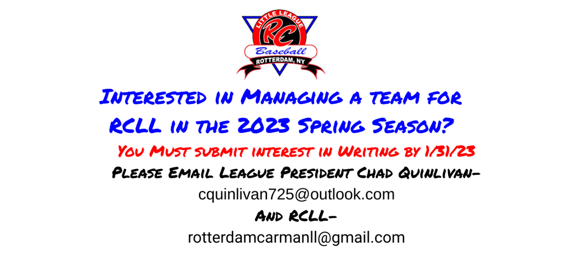Manager Interest Submitted by 1-31-23