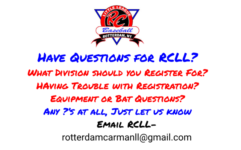 Questions for RCLL?