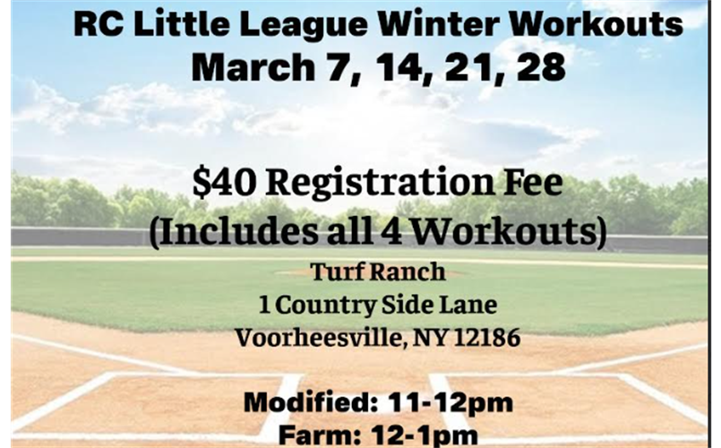 RCLL Winter Clinics for Modified & Farm Players